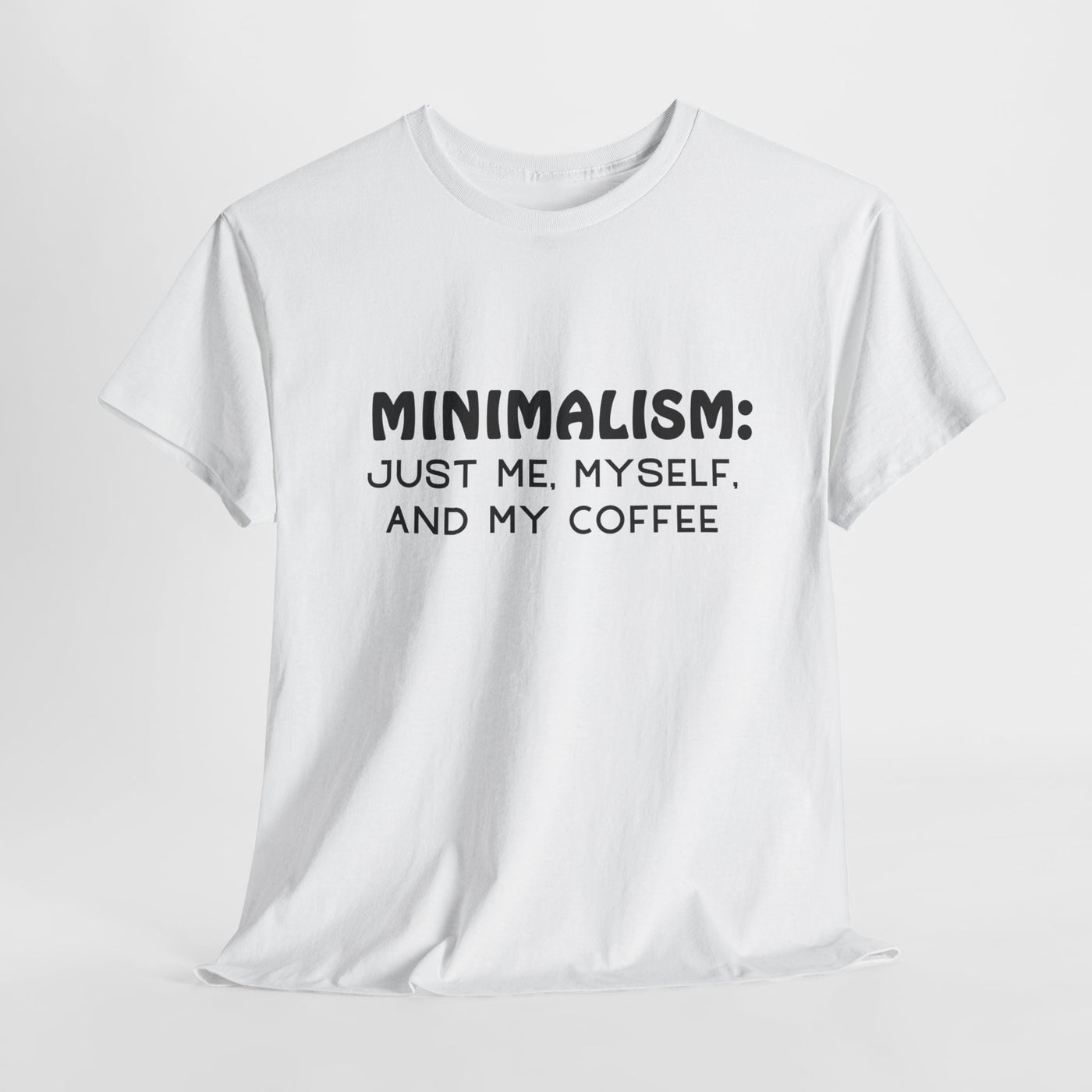 COFFEE MINIMALIST Unisex Heavy Cotton Tee