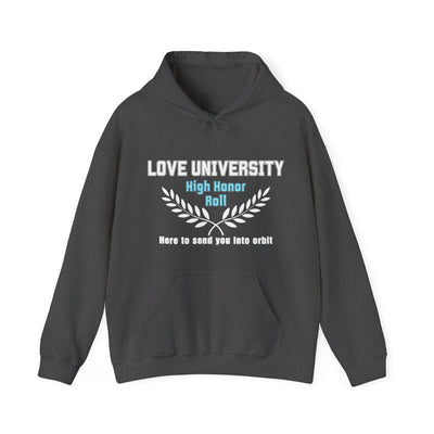 LOVE UNIVERSITY HIGH HONOR ROLL Unisex Heavy Blend™ Hooded Sweatshirt