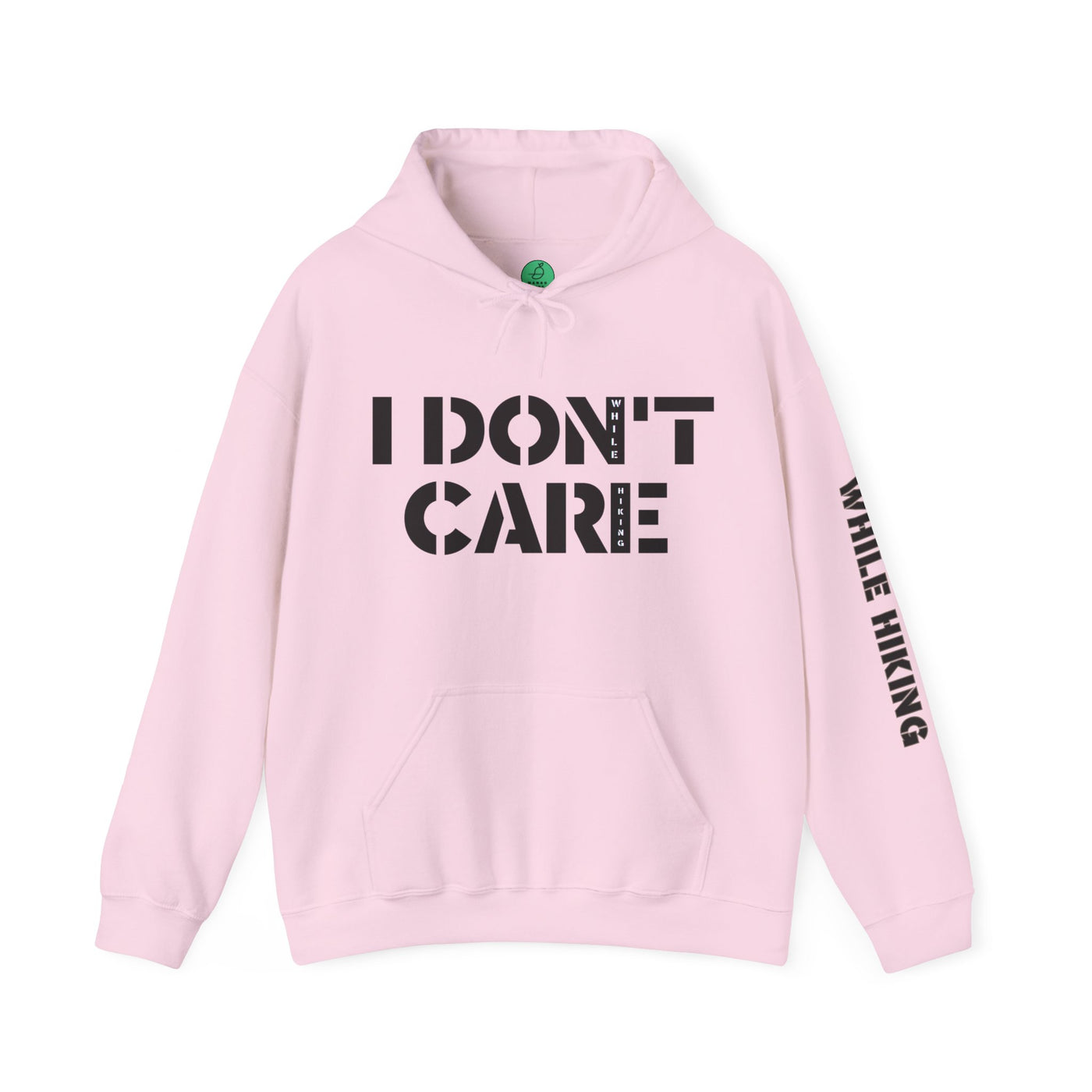 I DON'T CARE WHILE HIKING Unisex Heavy Blend™ Hooded Sweatshirt