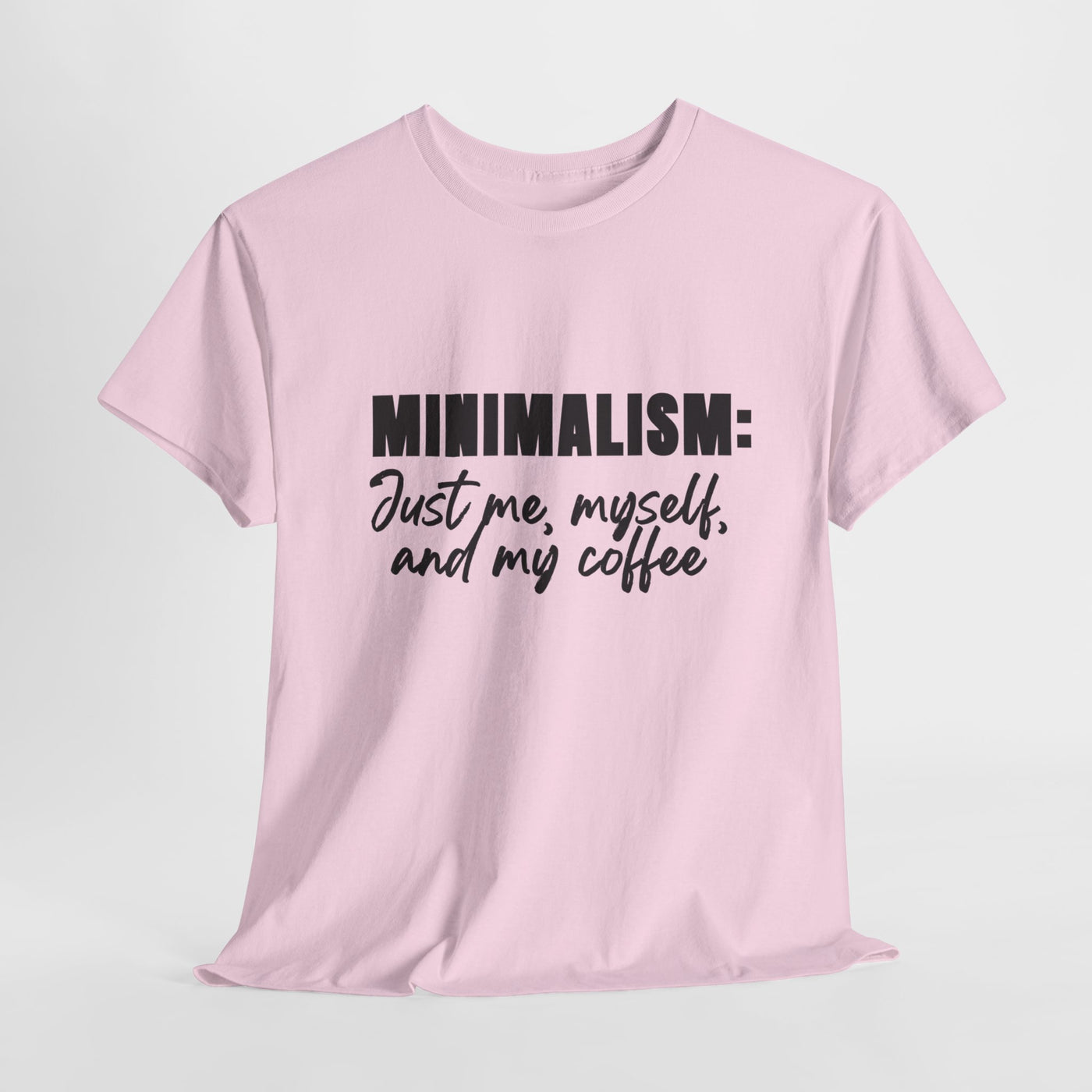 COFFEE MINIMALIST Unisex Heavy Cotton Tee