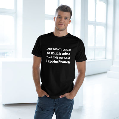 WINE-INDUCED MULTILINGUAL Unisex Deluxe T-shirt