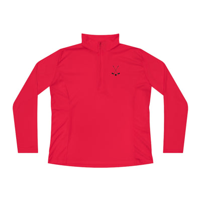 SWING WITHOUT OVERTHINKING Ladies Quarter-Zip Pullover