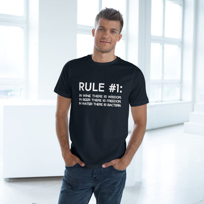 WINE RULE NUMBER 1 Unisex Deluxe T-shirt