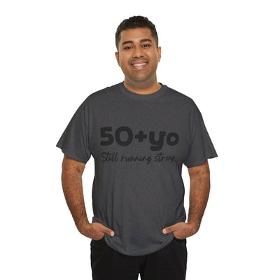 50+yo, FOREVER RUNNER Unisex Heavy Cotton Tee