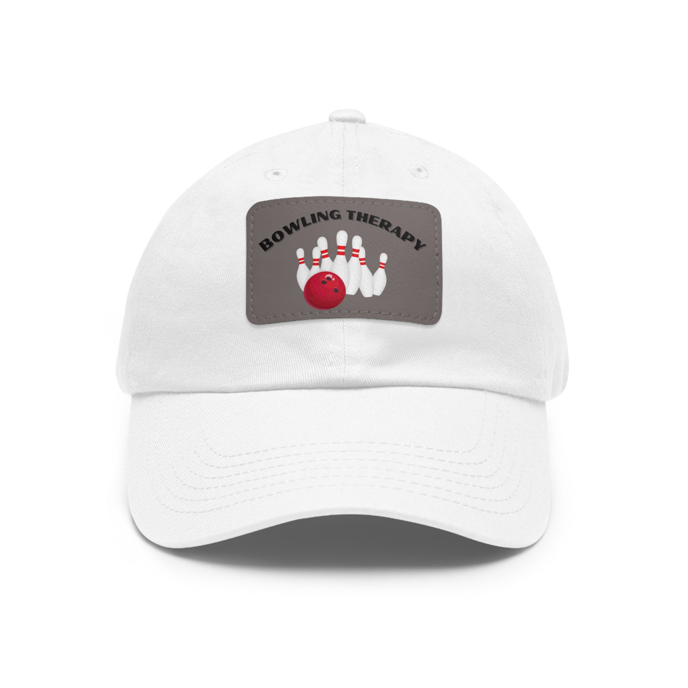 BOWLING THERAPY cap with Leather Patch