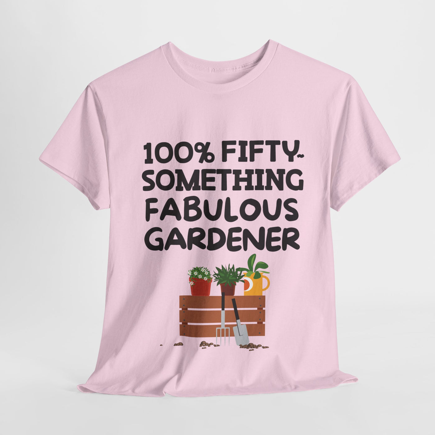 FIFTY-SOMETHING BLOOMING BLISS Unisex Heavy Cotton Tee