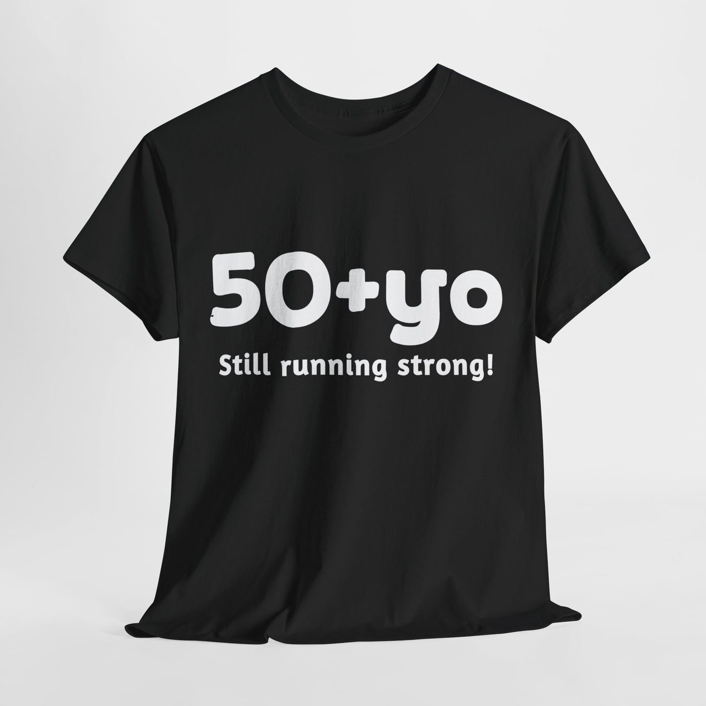 50+yo, FOREVER RUNNER Unisex Heavy Cotton Tee