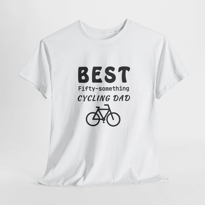 PEDAL PRO DAD: FIFTY-SOMETHING CYCLING CHAMP Heavy Cotton Tee