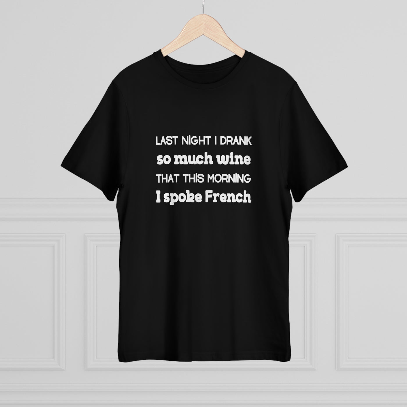 WINE-INDUCED MULTILINGUAL Unisex Deluxe T-shirt