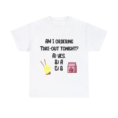 TAKE-OUT DILEMMA Unisex Heavy Cotton Tee