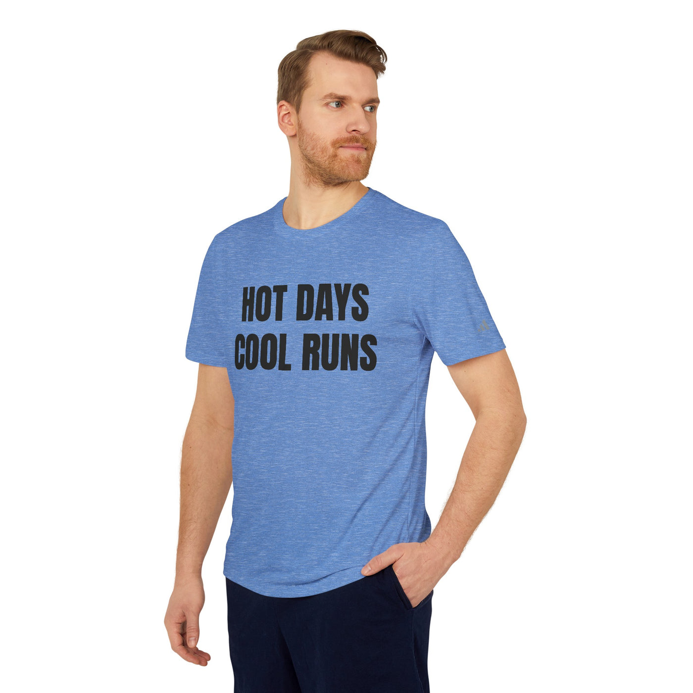 adidas® HOT DAYS, COOL RUNS Unisex Sport T-shirt - Design by MangoSide