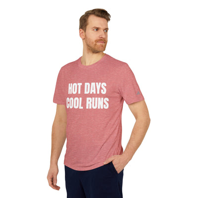 adidas® HOT DAYS, COOL RUNS Unisex Sport T-shirt - Design by MangoSide