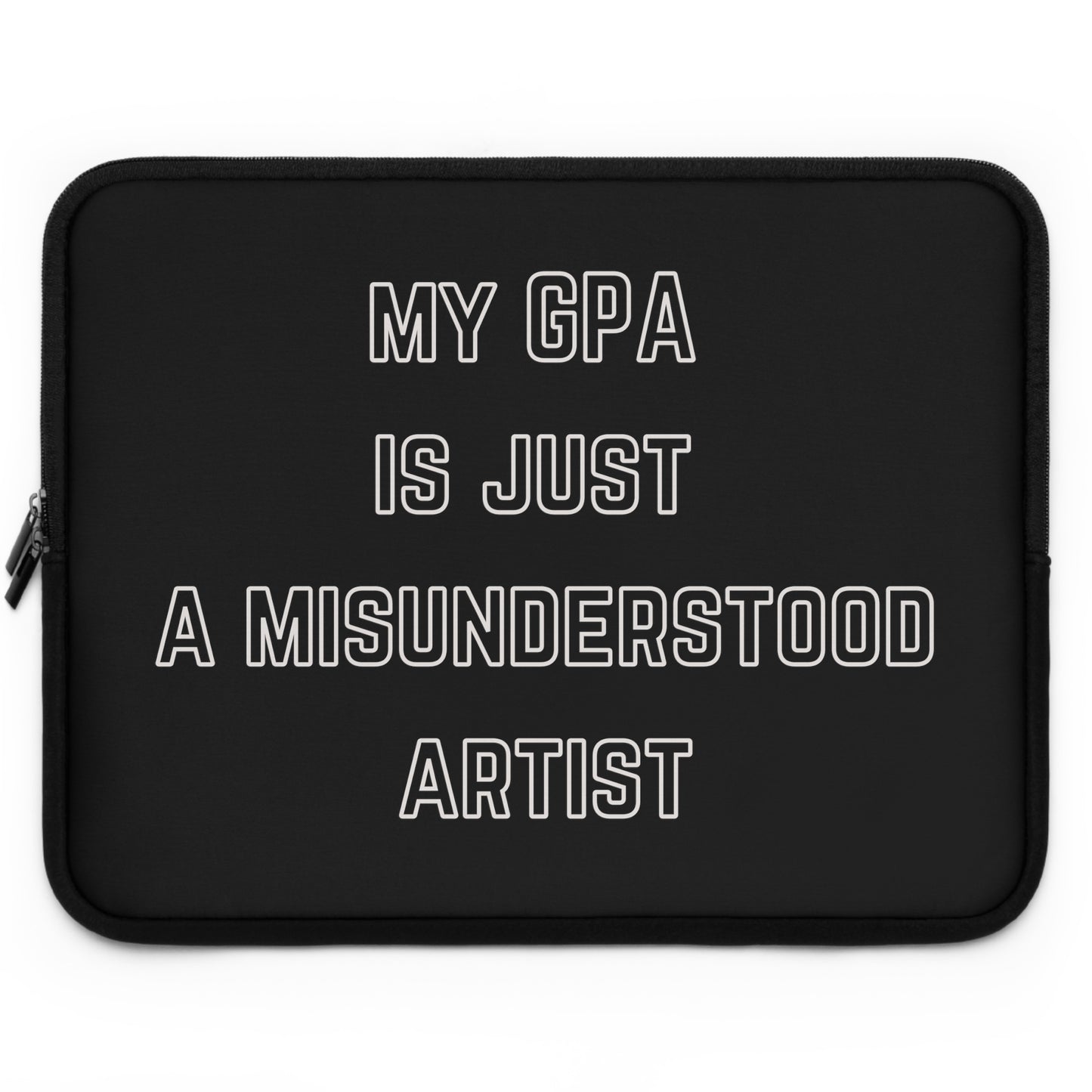 Canvas of Chaos: GPA Edition Laptop Sleeve