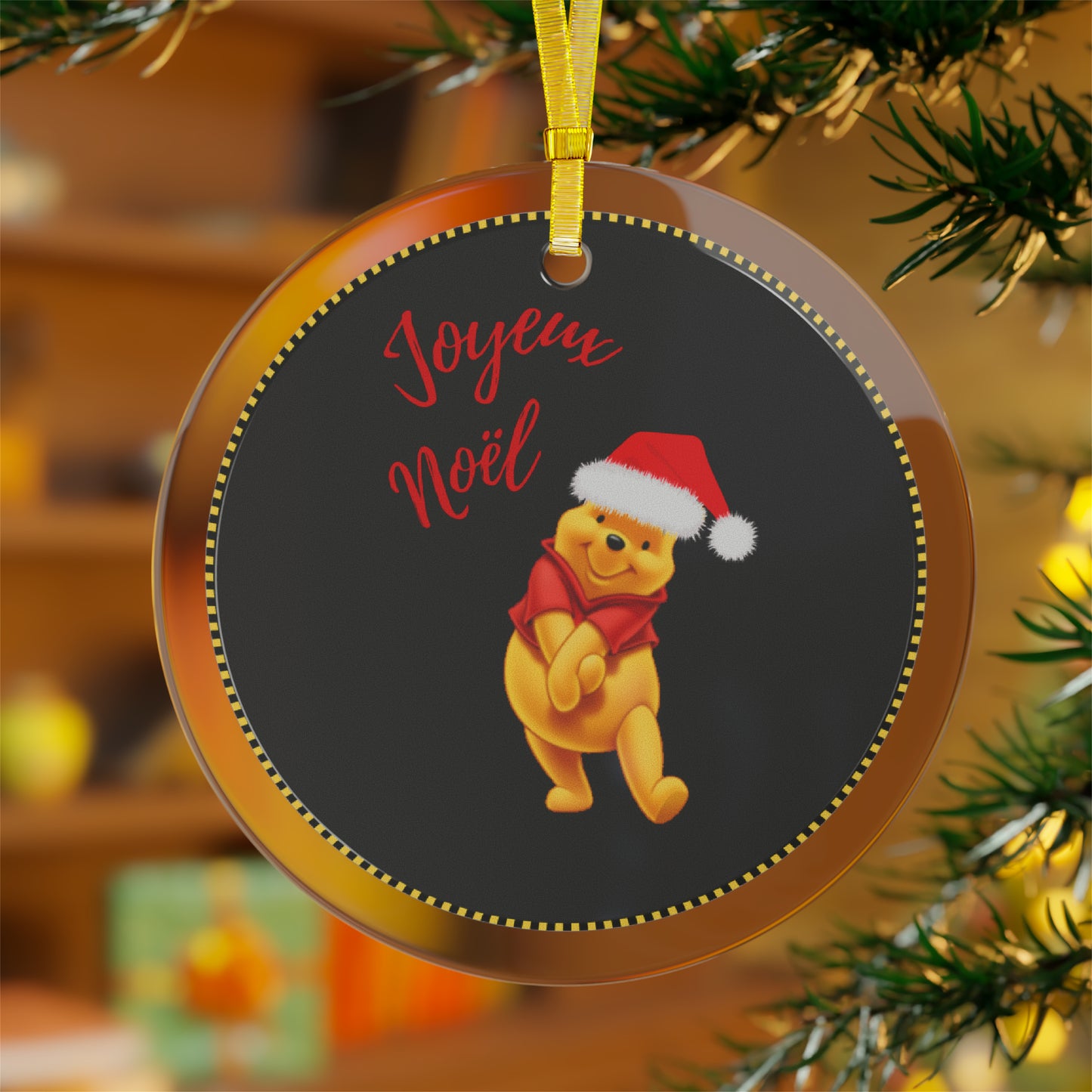 Winnie the Pooh - Joyeux Noel Glass Ornament Bundles