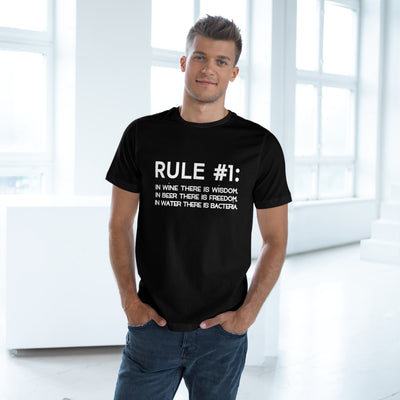 WINE RULE NUMBER 1 Unisex Deluxe T-shirt