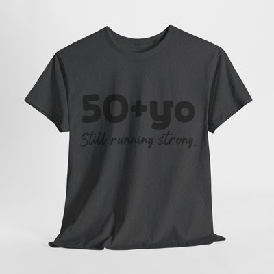 50+yo, FOREVER RUNNER Unisex Heavy Cotton Tee