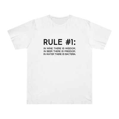 WINE RULE NUMBER 1 Unisex Deluxe T-shirt