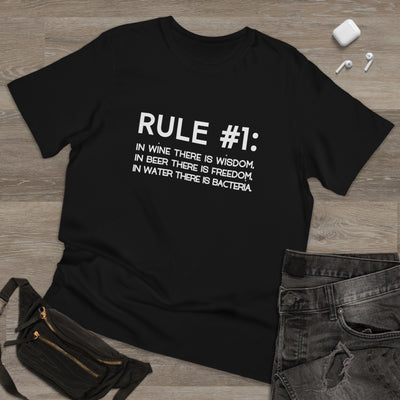 WINE RULE NUMBER 1 Unisex Deluxe T-shirt