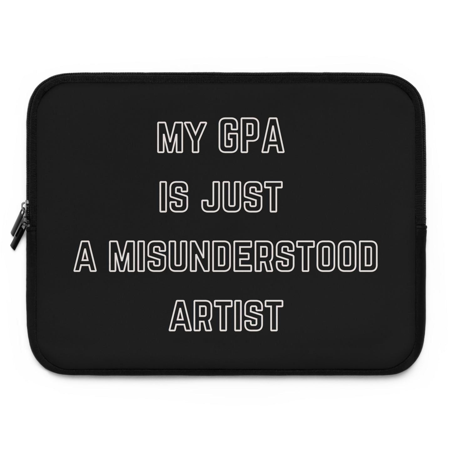 Canvas of Chaos: GPA Edition Laptop Sleeve