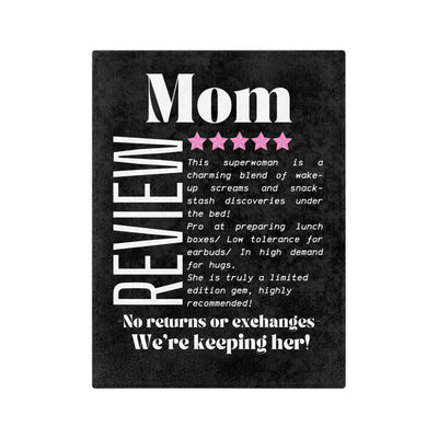 LIMITED EDITION GEM MOM Velveteen Microfiber Blanket