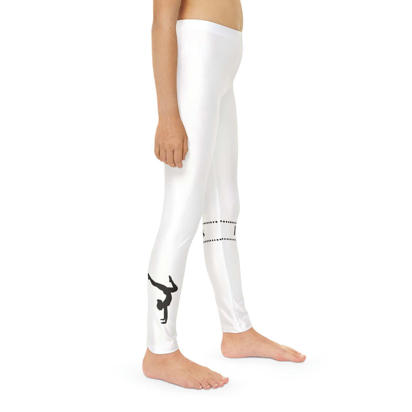 I LOVE GYMNASTICS Youth Full-Length Leggings (AOP)