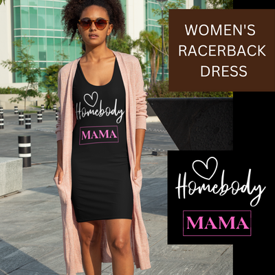 HOMEBODY MAMA Women's Racerback Dress (AOP)