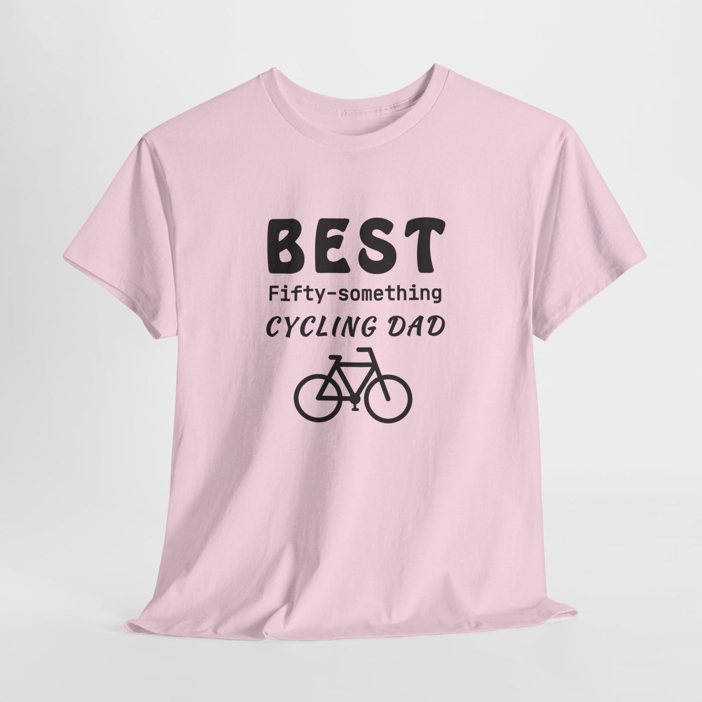 PEDAL PRO DAD: FIFTY-SOMETHING CYCLING CHAMP Heavy Cotton Tee