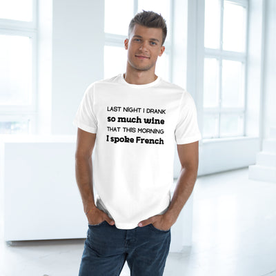 WINE-INDUCED MULTILINGUAL Unisex Deluxe T-shirt