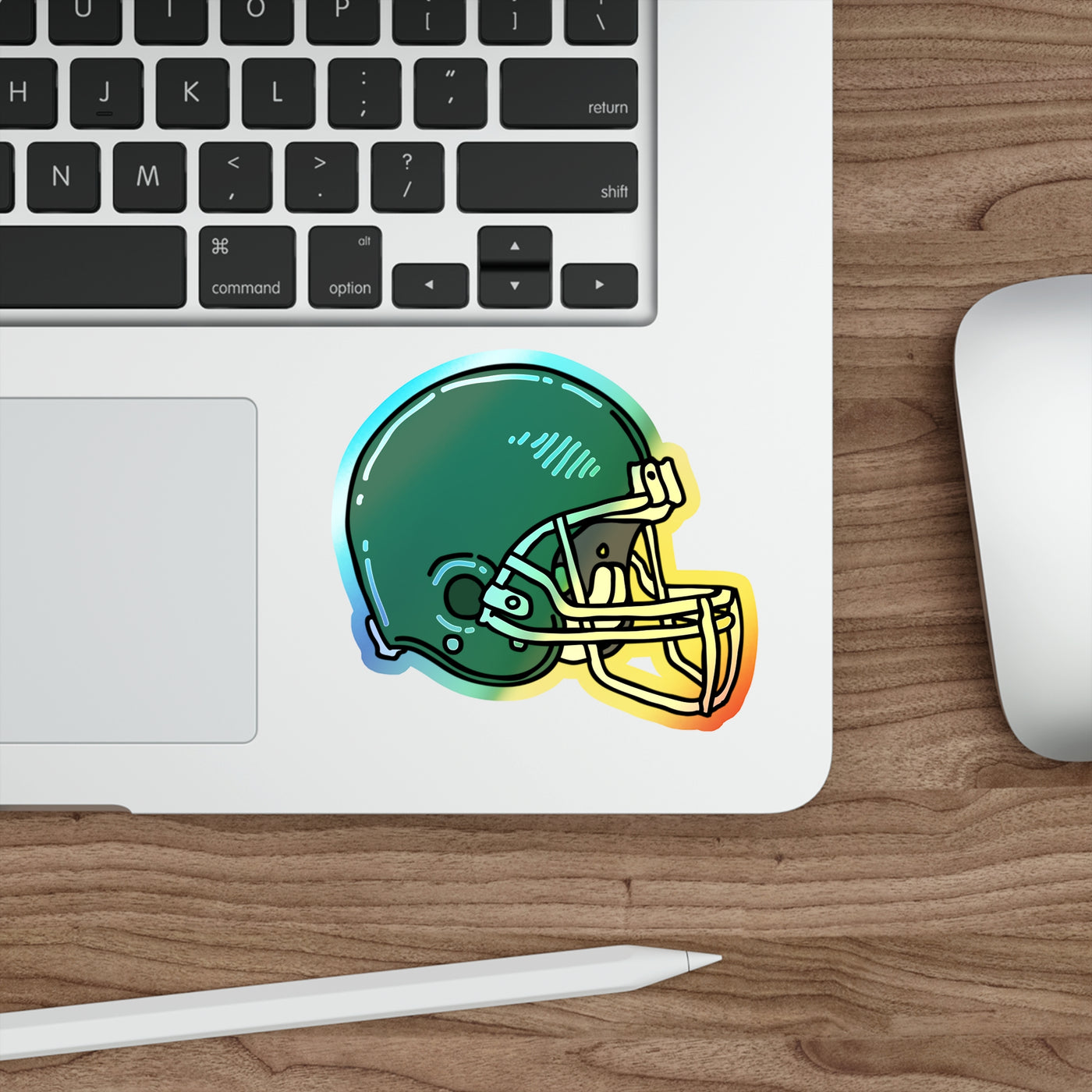 Football Holographic Die-cut Stickers