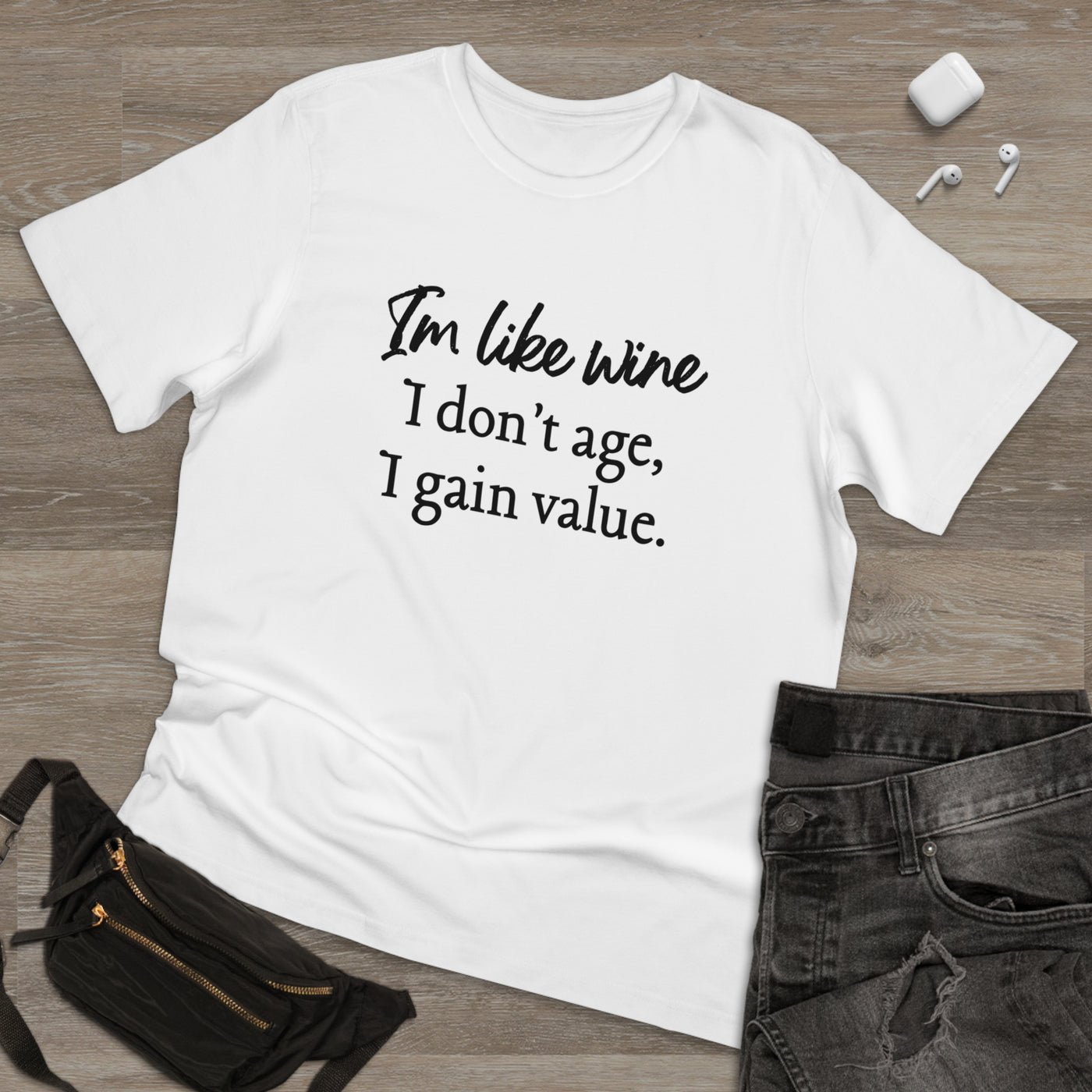 TIMELESS VALUE WINE Unisex Deluxe T-shirt