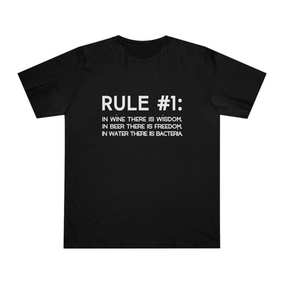 WINE RULE NUMBER 1 Unisex Deluxe T-shirt