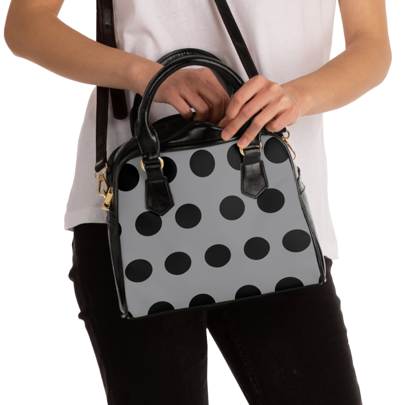 TIMELESS DOTS Shoulder Handbag