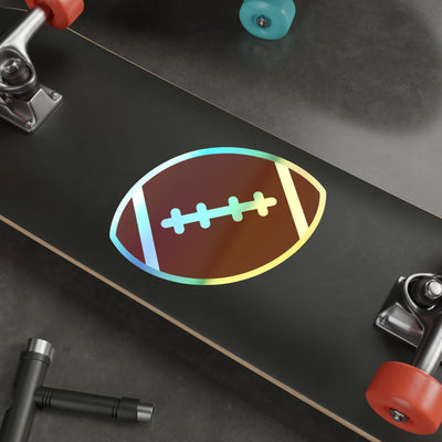 Football Holographic Die-cut Stickers