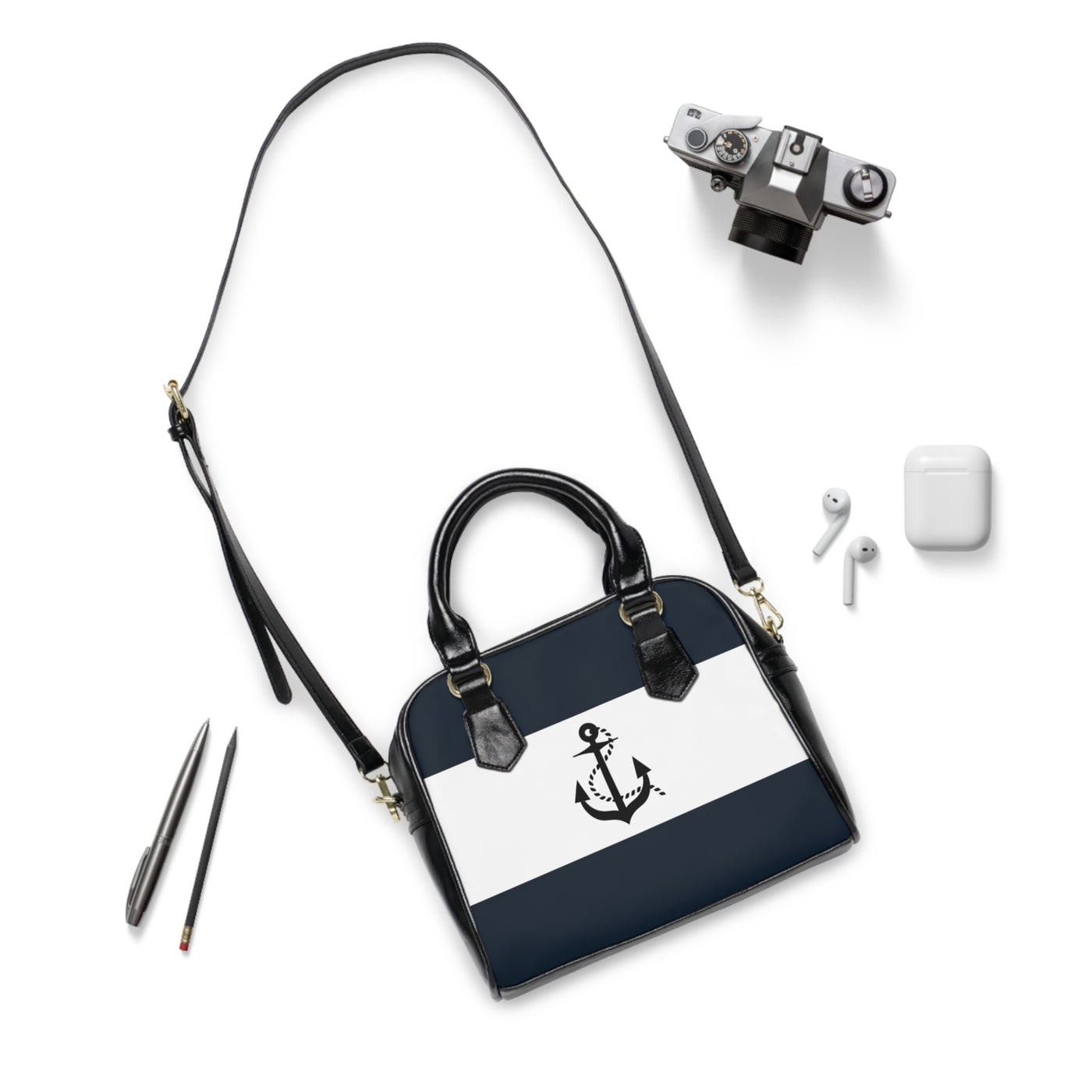 ANCHORED IN STYLE Shoulder Handbag