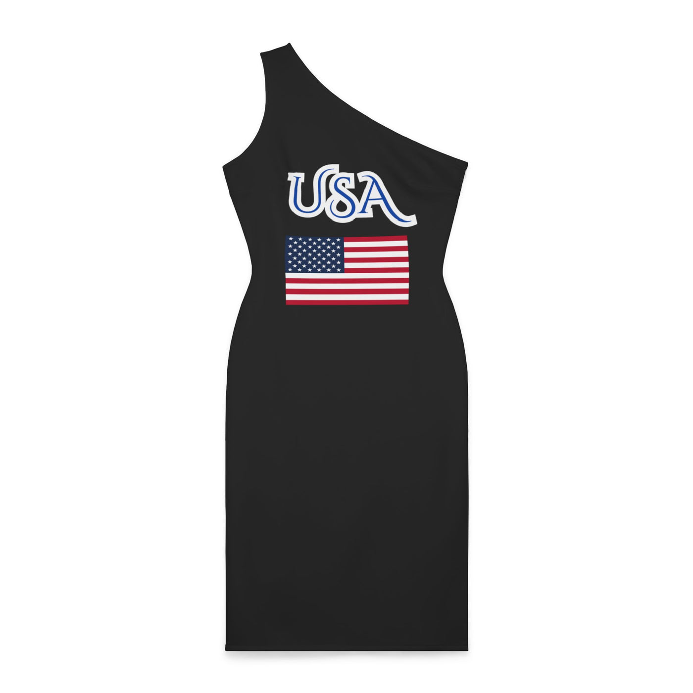 USA Shoulder Dress (AOP)