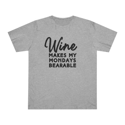 MONDAY MOOD WINE Unisex Deluxe T-shirt