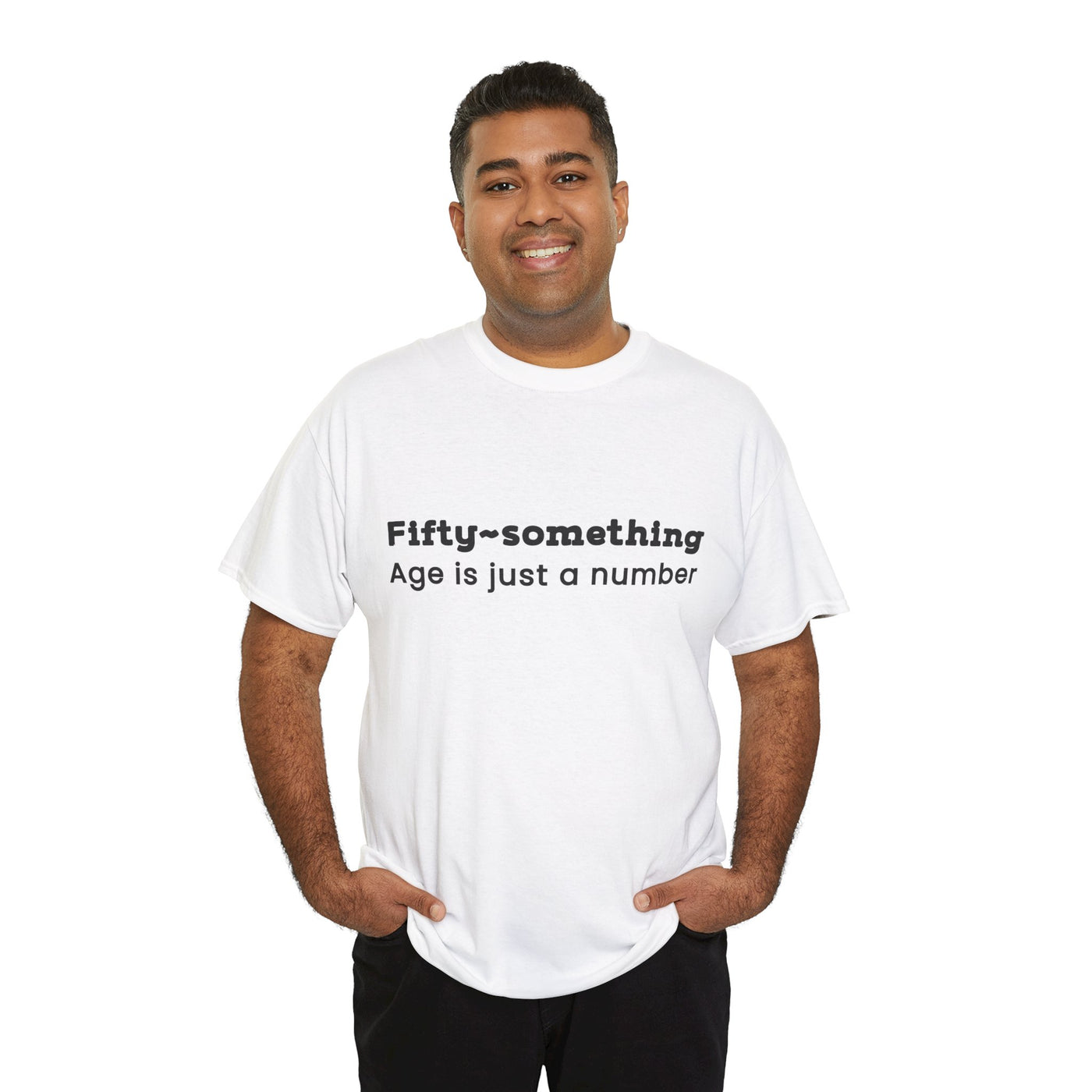 FIFTY SOMETHING Unisex Heavy Cotton Tee