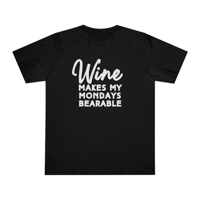 MONDAY MOOD WINE Unisex Deluxe T-shirt