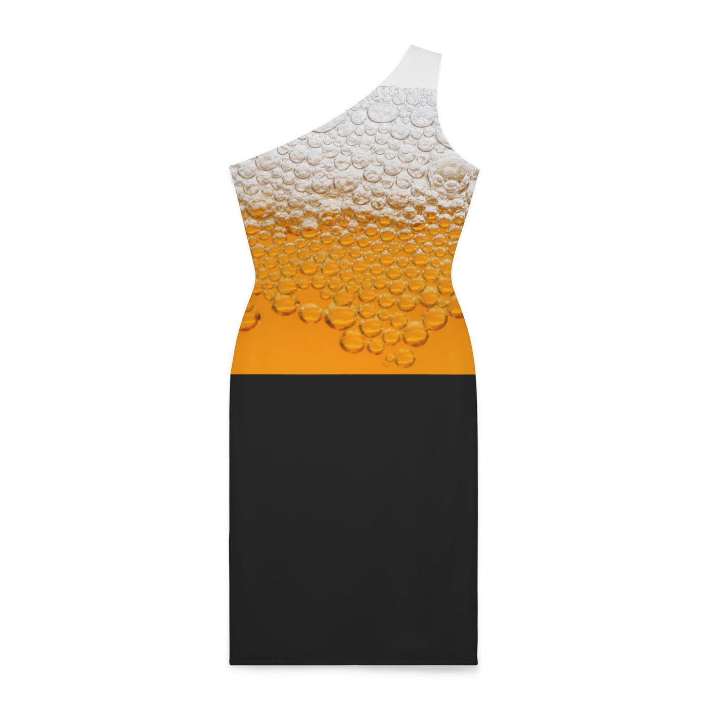 Beer Bubbles Shoulder Dress (AOP)