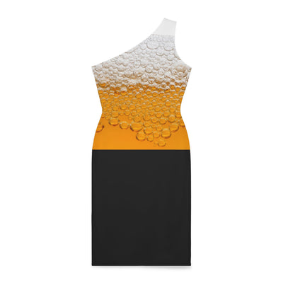 Beer Bubbles Shoulder Dress (AOP)