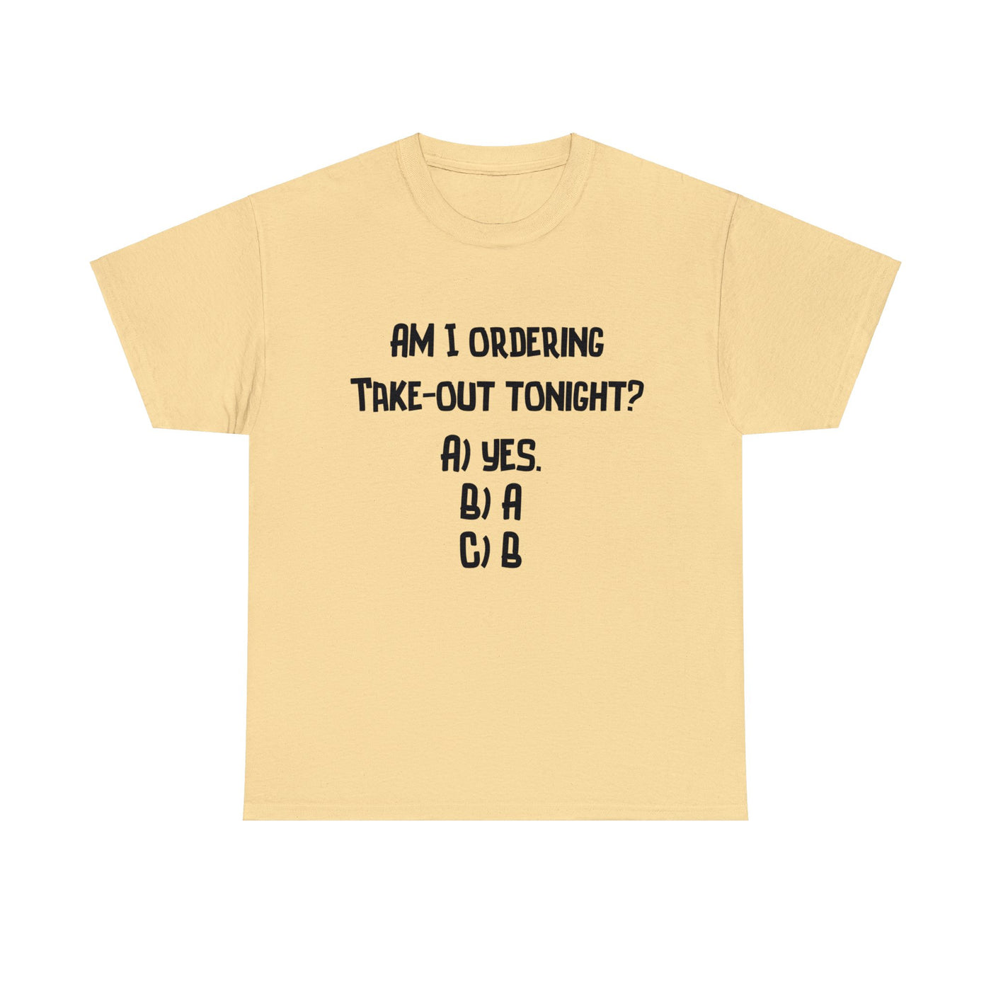 TAKE-OUT DILEMMA Unisex Heavy Cotton Tee
