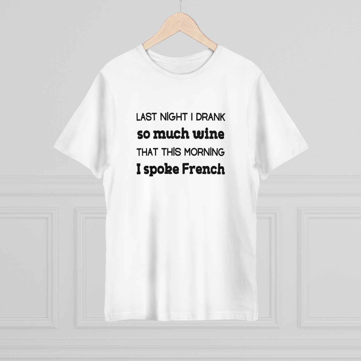 WINE-INDUCED MULTILINGUAL Unisex Deluxe T-shirt