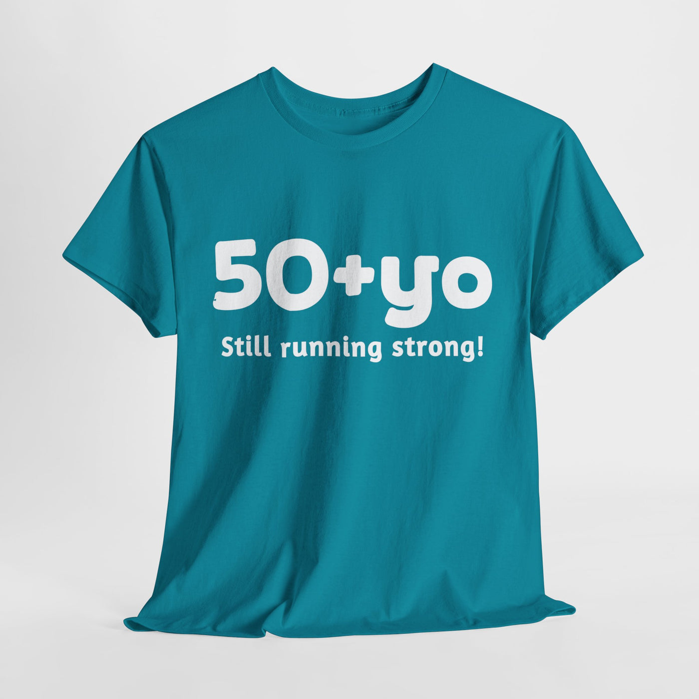 50+yo, FOREVER RUNNER Unisex Heavy Cotton Tee