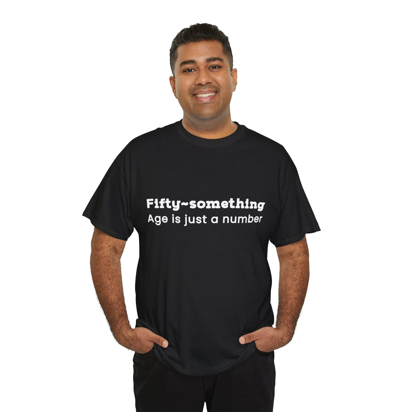 FIFTY SOMETHING Unisex Heavy Cotton Tee