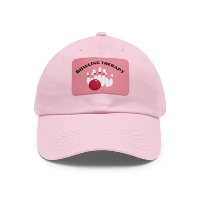 BOWLING THERAPY cap with Leather Patch