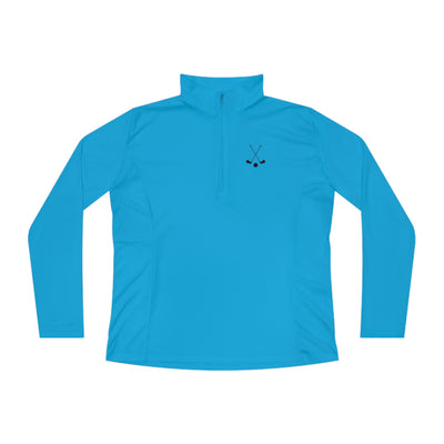 SWING WITHOUT OVERTHINKING Ladies Quarter-Zip Pullover