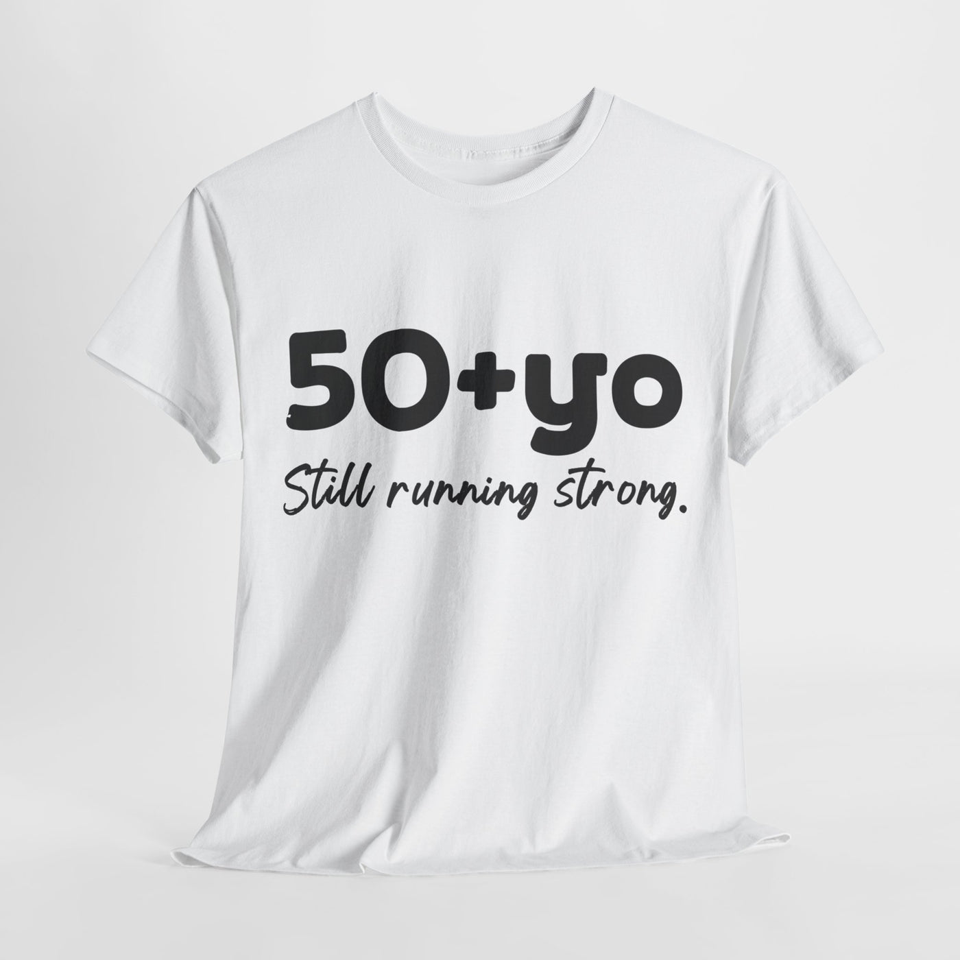 50+yo, FOREVER RUNNER Unisex Heavy Cotton Tee