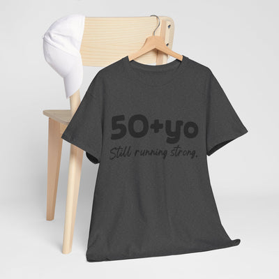 50+yo, FOREVER RUNNER Unisex Heavy Cotton Tee