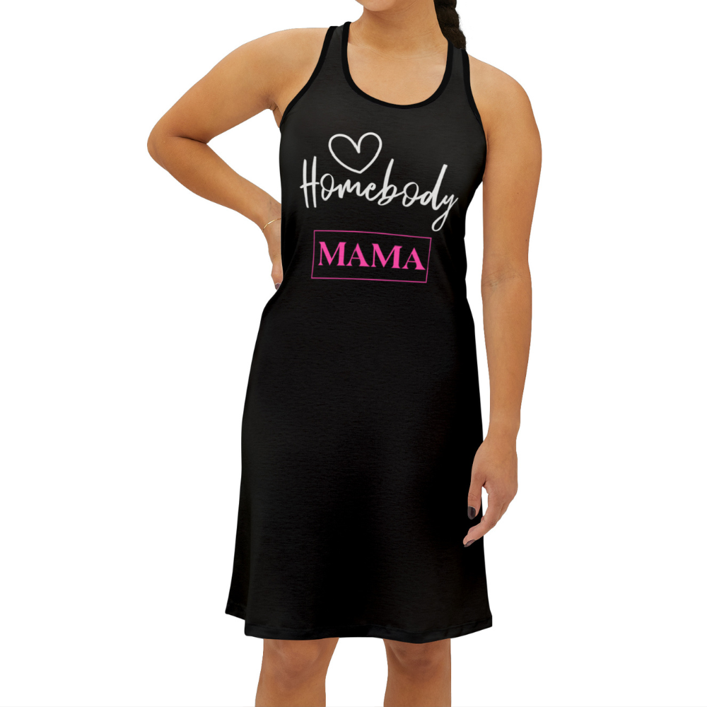 HOMEBODY MAMA Women's Racerback Dress (AOP)