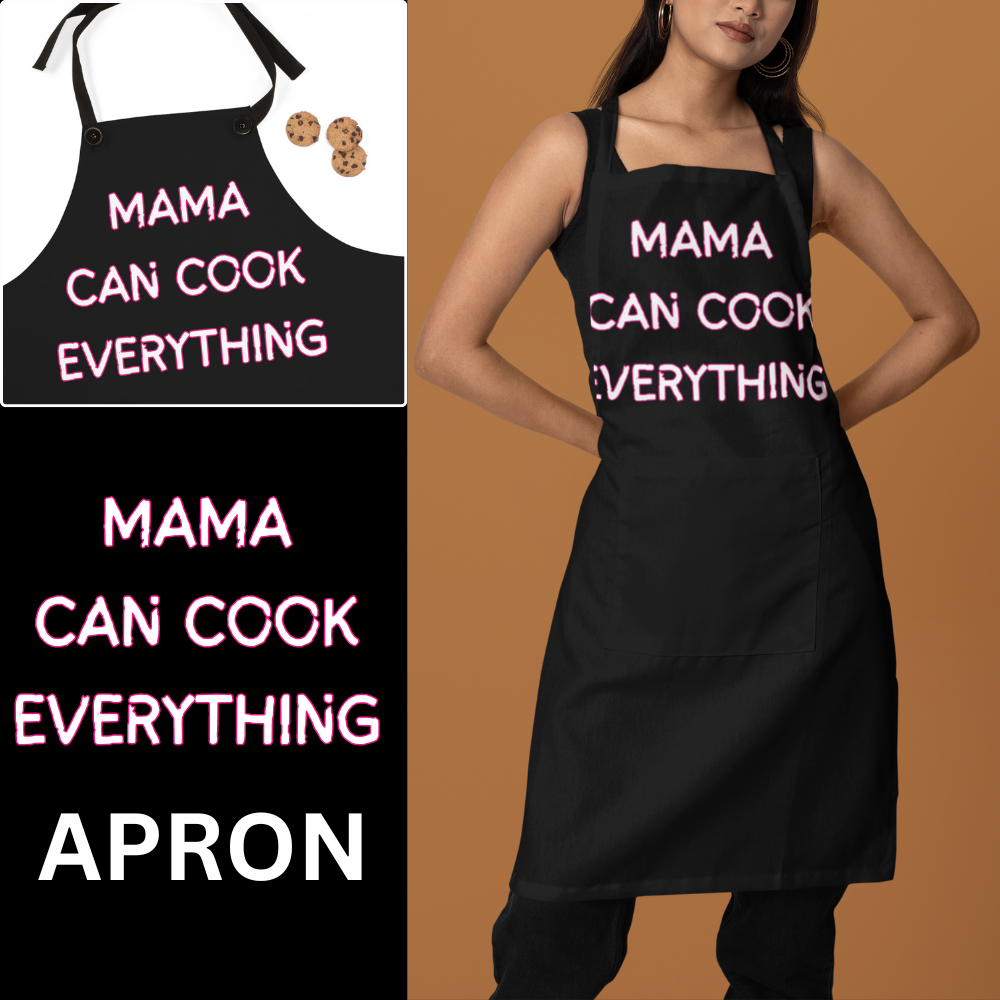 MAMA CAN COOK EVERYTHING Apron (AOP)